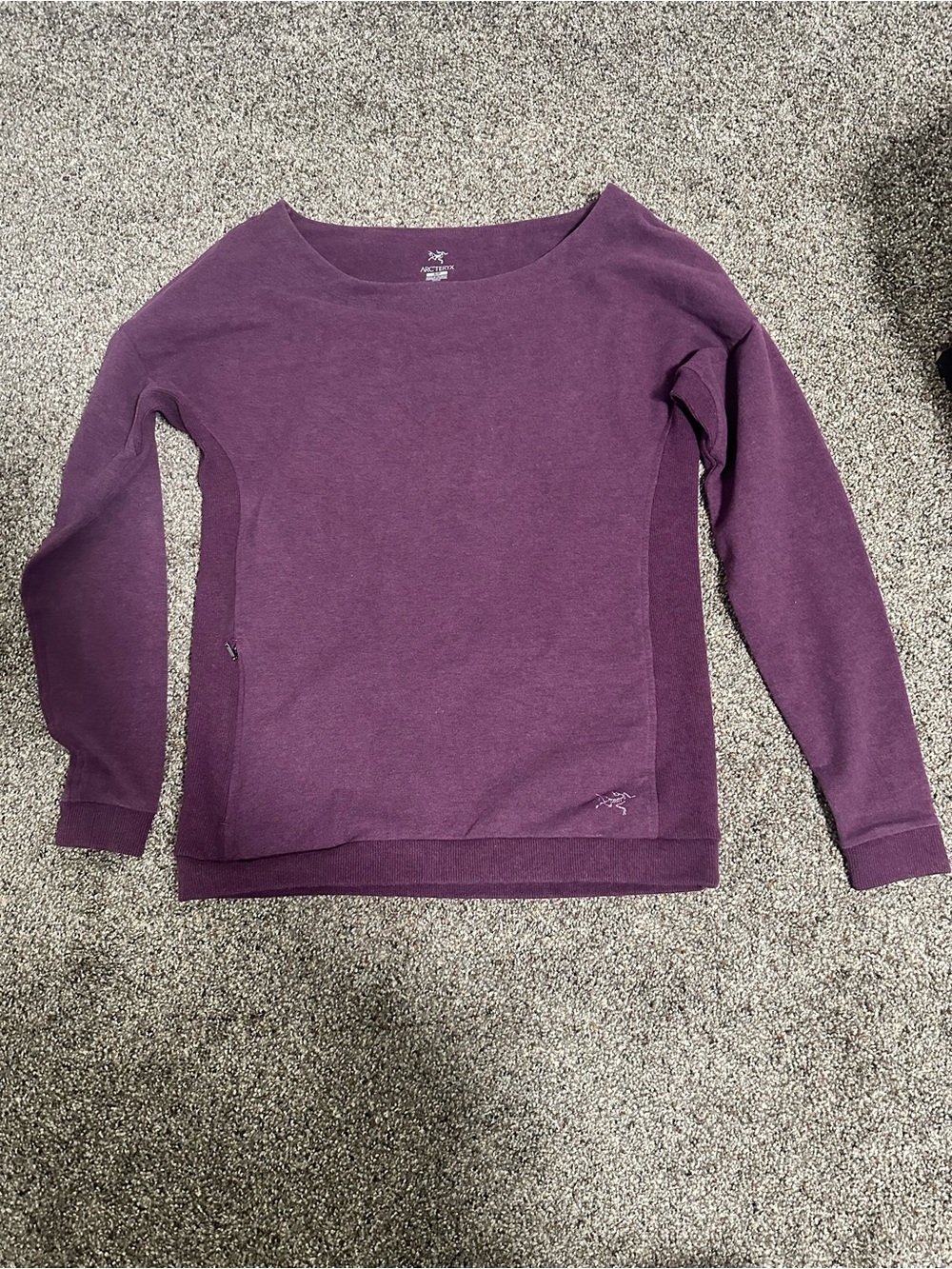Arc'teryx Mini Bird Purple Women's Boatneck Pullover
